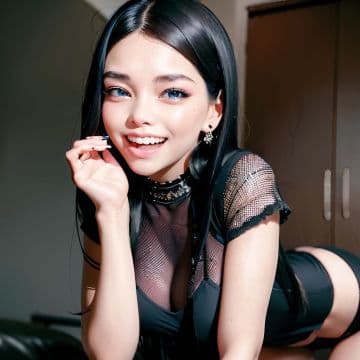 A beautiful young lady posing for a picture A beautiful young lady posing for a picture